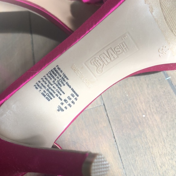 Fuchsia-pink stilettos (Brash by PayLess) - Picture 3 of 3